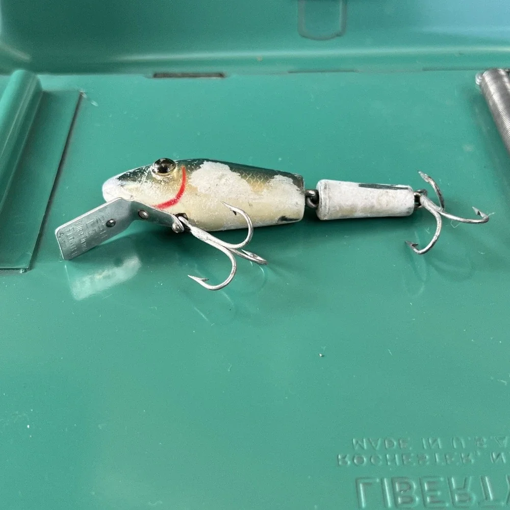 Vintage MirrOlure 25M L&S Floater Jointed Fishing Lure USA